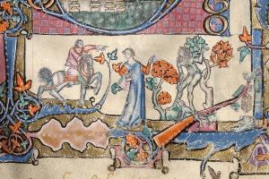 Illumination from Psalter