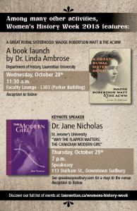 Women's HIstory Week Events