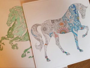 Colouring Pages, Horses