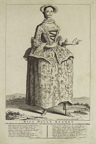 The Female Poisoner, Mary Blandy, 1752